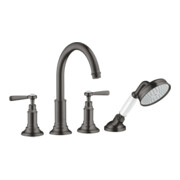 hansgrohe Fertigmontageset Axor Montreux 4-L-BW-Rand-Arm, m HG, brush. bla vc