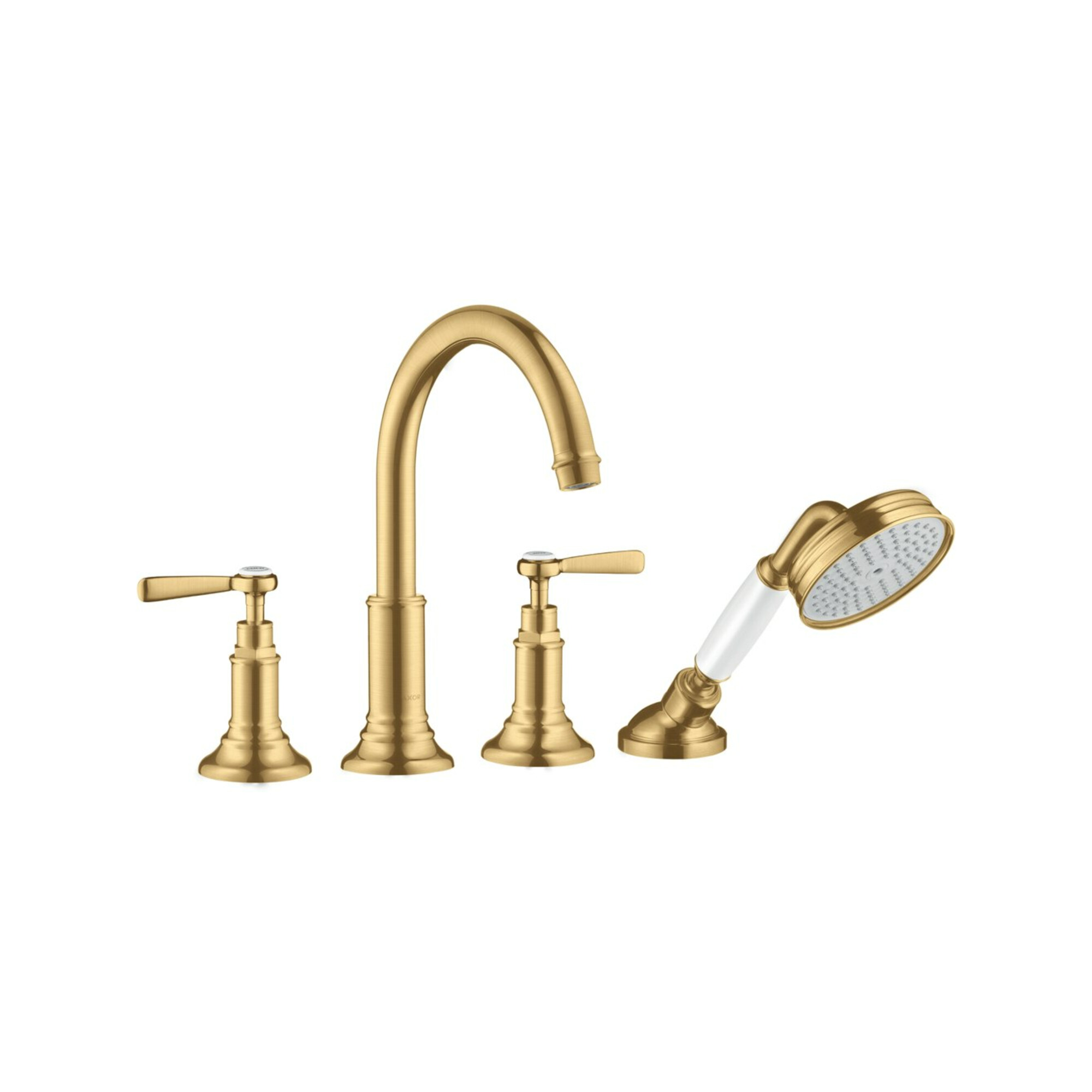 hansgrohe Fertigmontageset Axor Montreux 4-L-BW-Rand-Arm, m HG, brush. gol opt