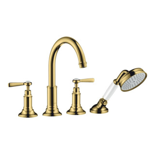 hansgrohe Fertigmontageset Axor Montreux 4-L-BW-Rand-Arm, m HG, pol. gol opt