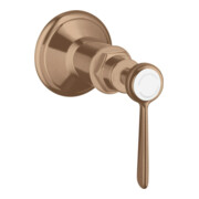 hansgrohe Fertigmontageset Axor Montreux UP-Absperrvtl., m Hebel, brush. red gold
