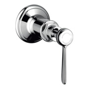 hansgrohe Fertigmontageset Axor Montreux UP-Absperrvtl., m Hebel, Edelstahl-Optik
