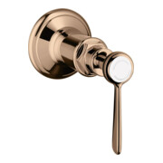 hansgrohe Fertigmontageset Axor Montreux UP-Absperrvtl., m Hebel, pol. red gold