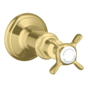 hansgrohe Fertigmontageset Axor Montreux UP-Absperrvtl., m Kreuz, brushed brass