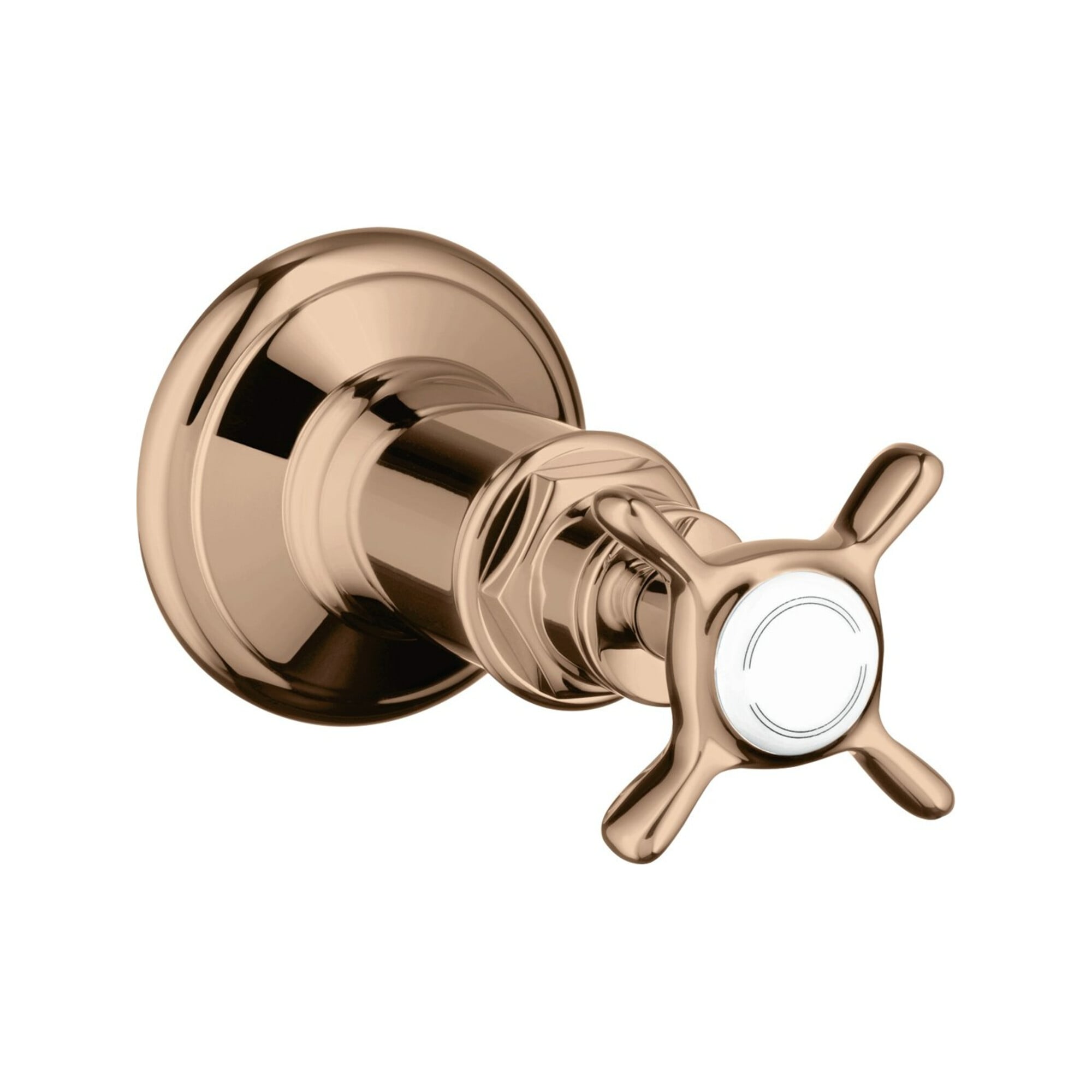 hansgrohe Fertigmontageset Axor Montreux UP-Absperrvtl., m Kreuz, pol. red gold