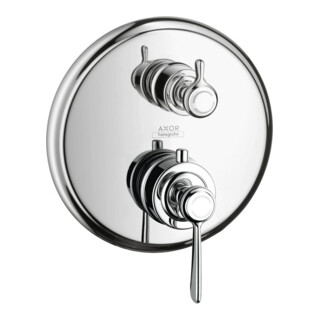 hansgrohe Fertigmontageset Axor Montreux UP-THM, m Ab- + Um-V, Hebel, brush. ni.