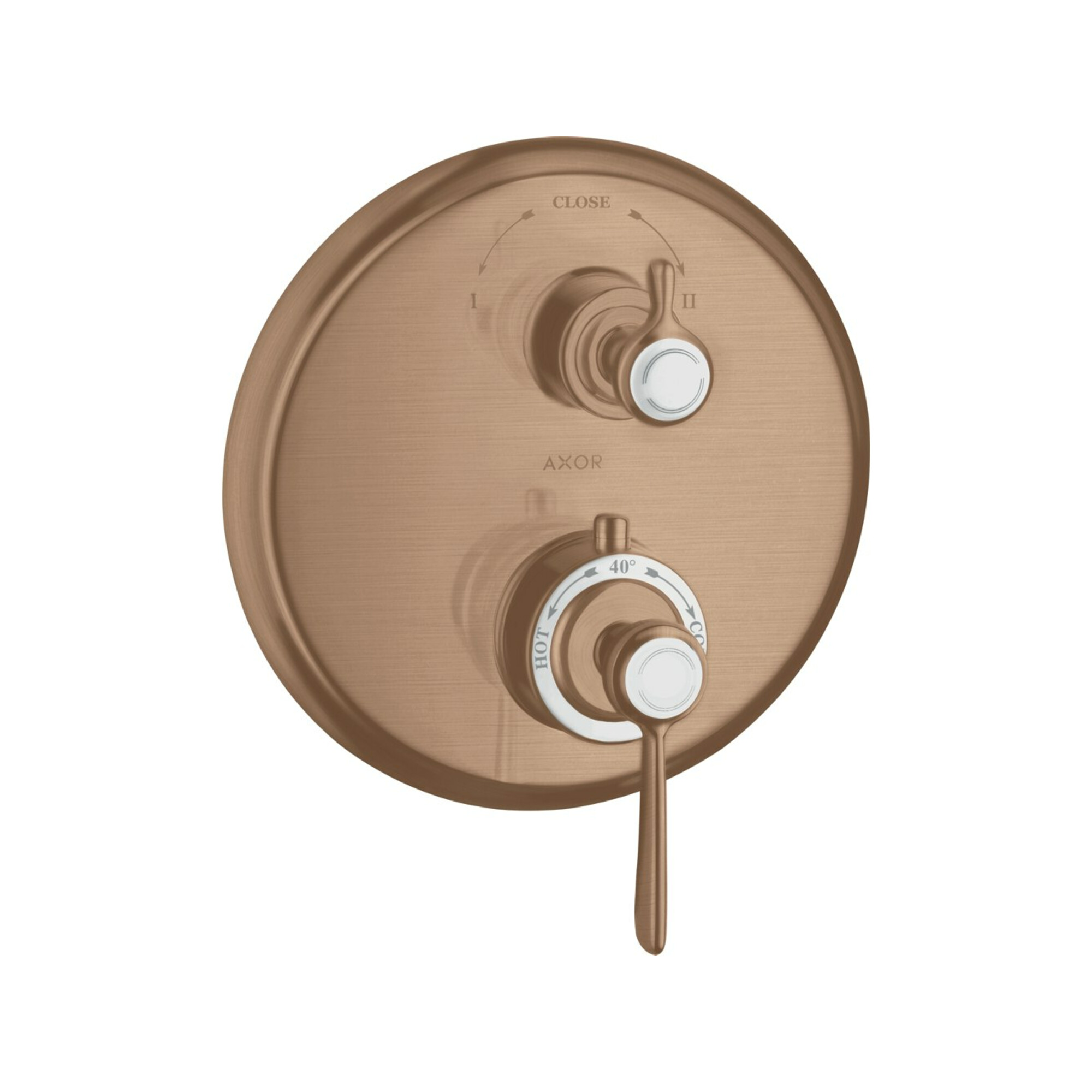 hansgrohe Fertigmontageset Axor Montreux UP-THM, m Ab- + Um-V, HG, brush. r gol