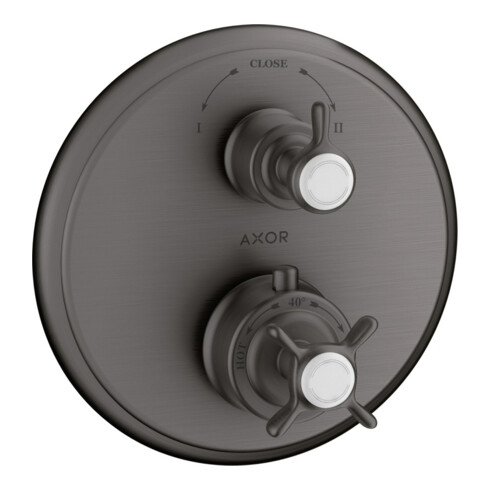 hansgrohe Fertigmontageset Axor Montreux UP-THM, m Ab- + Um-V, Kr., brush. bla vc