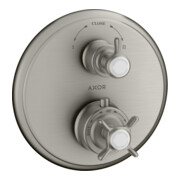 hansgrohe Fertigmontageset Axor Montreux UP-THM, m Ab- + Um-V, Kr., Edelstahl-Optik
