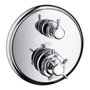 hansgrohe Fertigmontageset Axor Montreux UP-THM, m Ab- + Um-V, Kreuz, brush. ni.