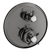 hansgrohe Fertigmontageset Axor Montreux UP-THM, m Ab- + Um-V, Kreuz, pol. bla vc