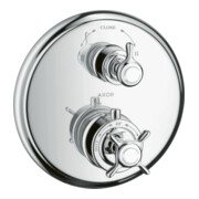hansgrohe Fertigmontageset Axor Montreux UP-THM, m Ab- + Umstellvent., Kreuz, chr