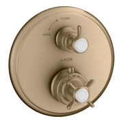 hansgrohe Fertigmontageset Axor Montreux UP-THM, m Absp-vtl, Kreuz, brush. bron