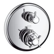 hansgrohe Fertigmontageset Axor Montreux UP-THM, m Absperrventil, Kreuz, brush. ni.