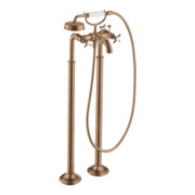 hansgrohe Fertigmontageset Axor Montreux Zwei-Griff-Spültischarmatur, boden, m KrG, b r gol