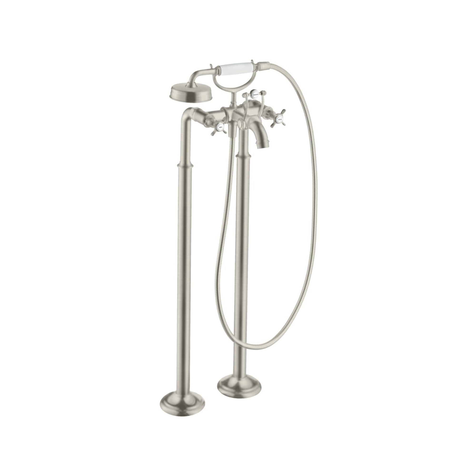 hansgrohe Fertigmontageset Axor Montreux Zwei-Griff-Spültischarmatur, boden, m KrG, ED