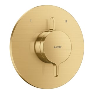 hansgrohe Fertigmontageset Axor One UP-Mischer 2 Verbr. brushed gold optic