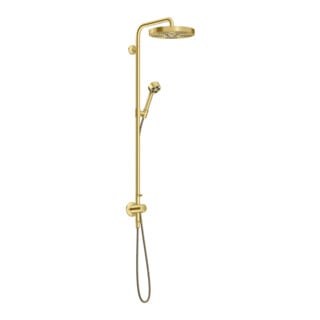 hansgrohe Fertigmontageset Axor One UP-Showerpipe 12 l/m brushed brass