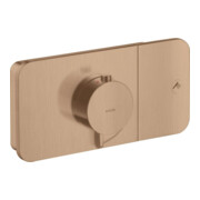 hansgrohe Fertigmontageset Axor One UP-Thermostat., 1 Verbr., brush. r gold