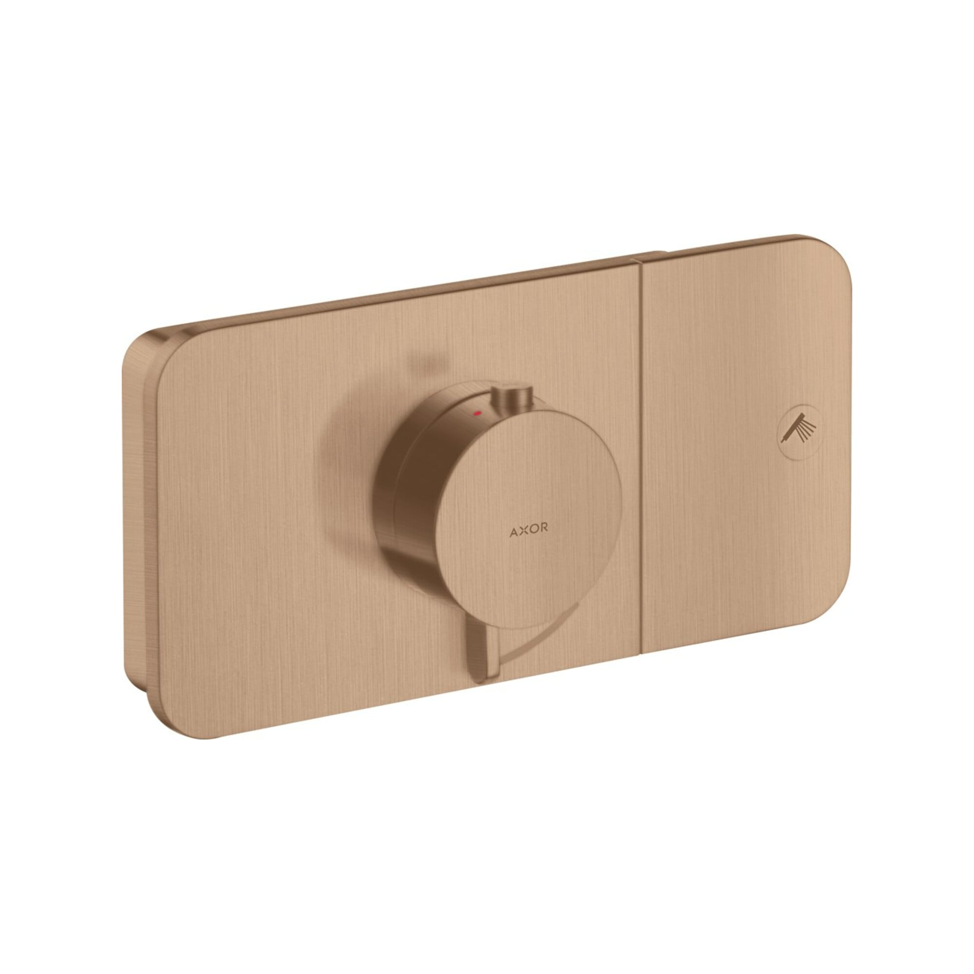 hansgrohe Fertigmontageset Axor One UP-Thermostat., 1 Verbr., brush. r gold