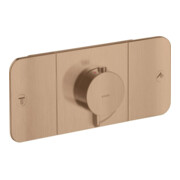 hansgrohe Fertigmontageset Axor One UP-Thermostat., 2 Verbr., brush. r gold