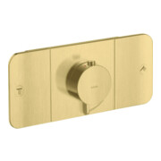 hansgrohe Fertigmontageset Axor One UP-Thermostat., 2 Verbr., brushed brass