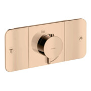 hansgrohe Fertigmontageset Axor One UP-Thermostat., 2 Verbr., pol. red gold