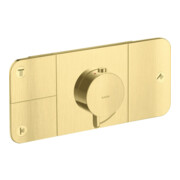 hansgrohe Fertigmontageset Axor One UP-Thermostat., 3 Verbr., brushed brass