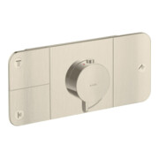 hansgrohe Fertigmontageset Axor One UP-Thermostat., 3 Verbr., brushed nickel