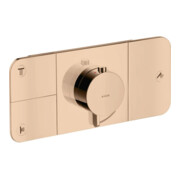 hansgrohe Fertigmontageset Axor One UP-Thermostat., 3 Verbr., pol. red gold
