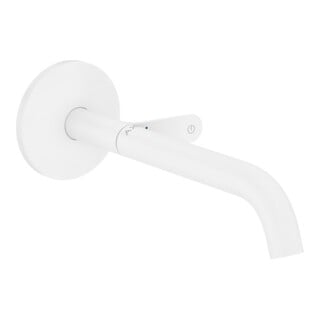 hansgrohe Fertigmontageset Axor One UP-Waschtisch-Einhebelmischer, Ausladung 220mm, mattweiß