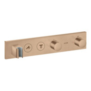 hansgrohe Fertigmontageset Axor Select UP-Thermostat., 2 Verbr., brush. r gold