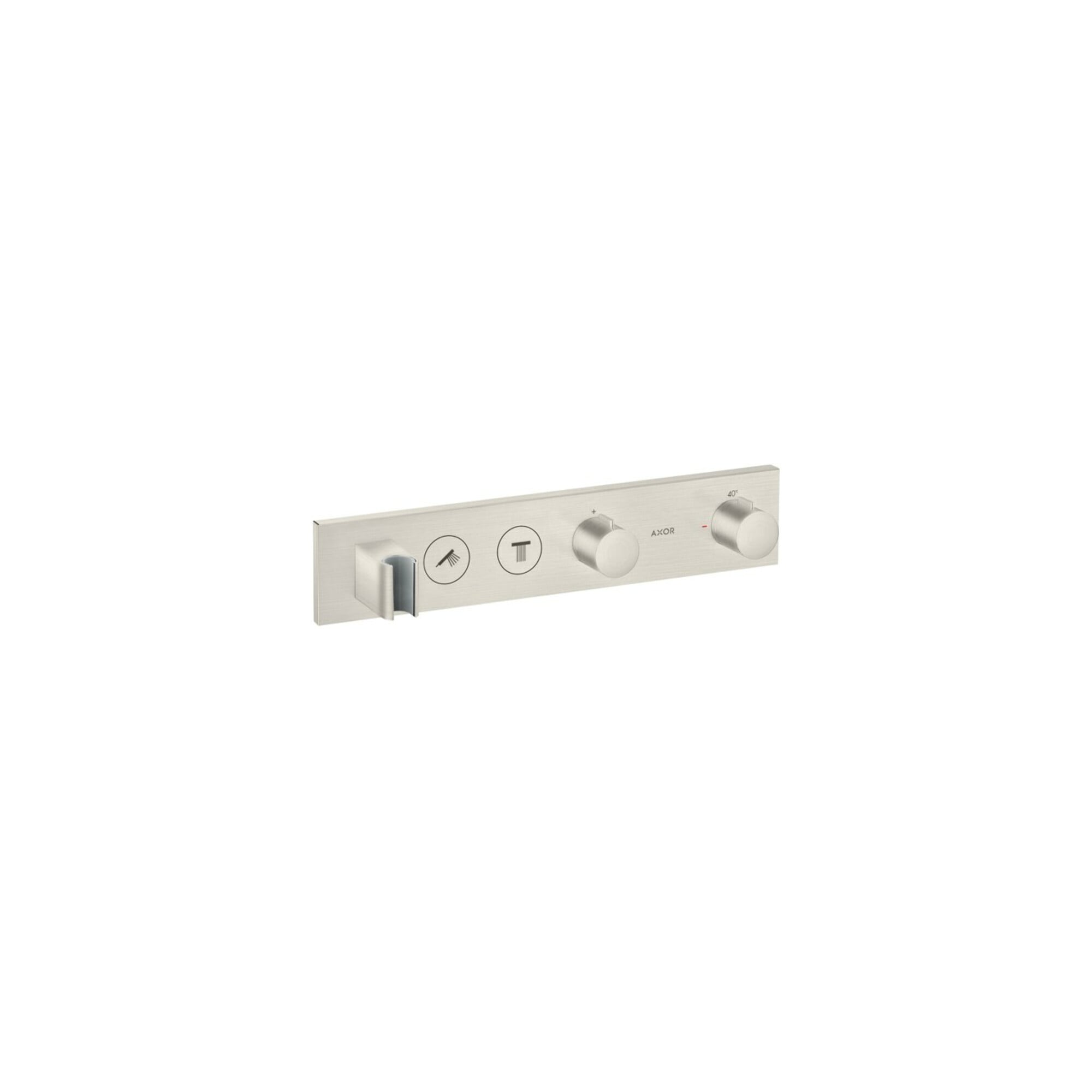 hansgrohe Fertigmontageset Axor Select UP-Thermostat., 2 Verbr., Edelstahl-Optik