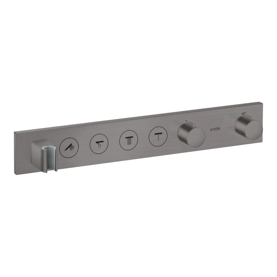 hansgrohe Fertigmontageset Axor Select UP-Thermostat., 4 Verbr., brush. bla vc