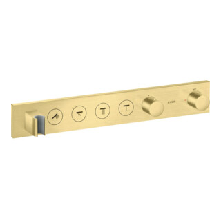 hansgrohe Fertigmontageset Axor Select UP-Thermostat., 4 Verbr., brushed brass