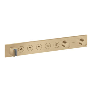 hansgrohe Fertigmontageset Axor Select UP-Thermostat., 5 Verbr., brushed bronze