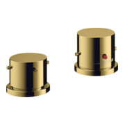 hansgrohe Fertigmontageset Axor Starck 2-L-BW-Rand-Arm., m Thermostat, pol. gol opt