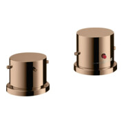 hansgrohe Fertigmontageset Axor Starck 2-L-BW-Rand-Arm., m Thermostat, pol. r gold