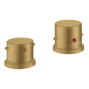 hansgrohe Fertigmontageset Axor Starck 2-L-W-Ran-Arm, m Thermostat, brush. gol opt