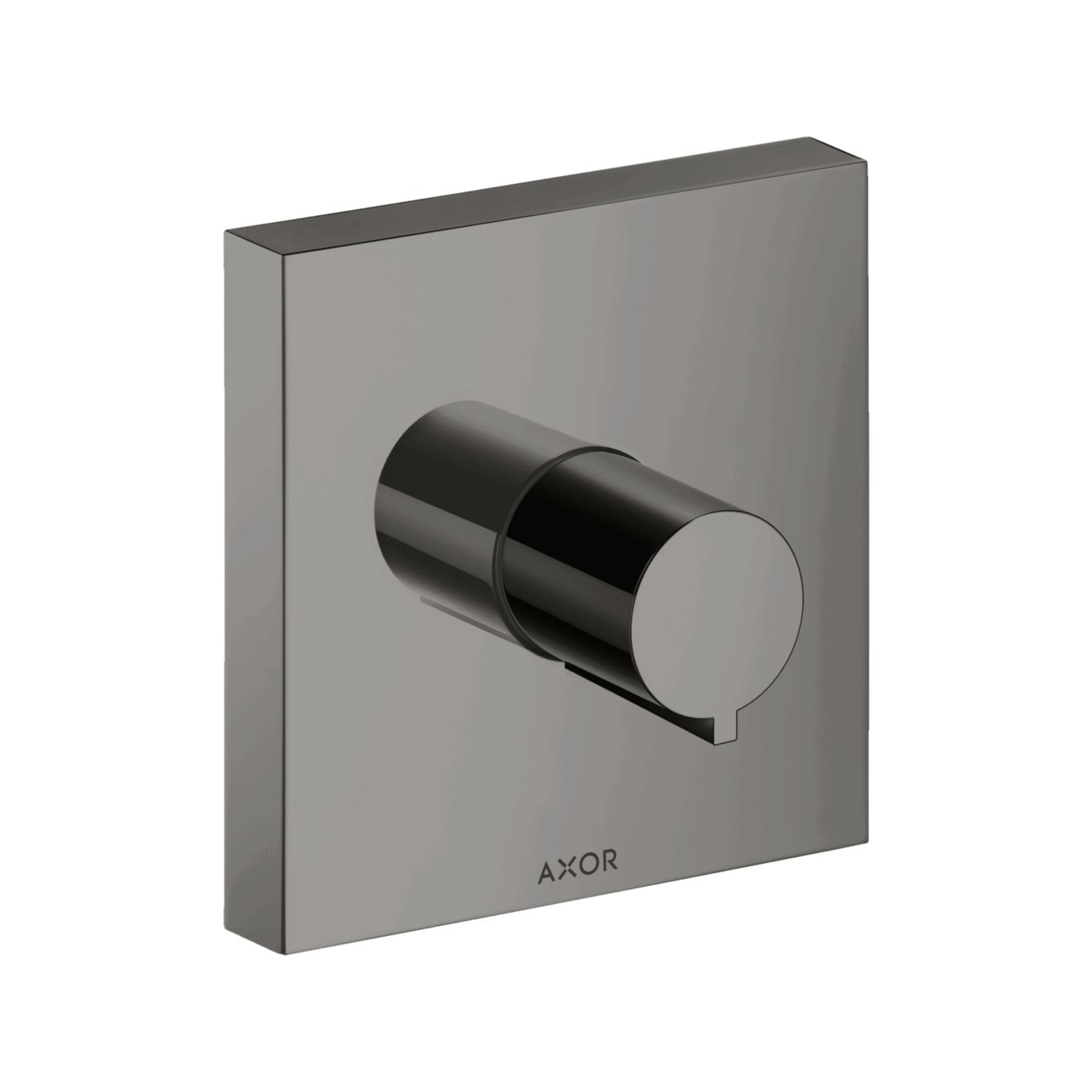 hansgrohe Fertigmontageset Axor Starck UP-Absperrvtl., eck., pol. black chrome