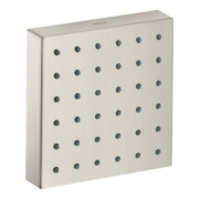 hansgrohe Fertigmontageset Axor Starck UP-Brausemod, 120x120mm, Edelstahl-Optik