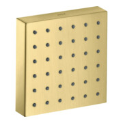 hansgrohe Fertigmontageset Axor Starck UP-Brausemodul, 120x120mm, brushed brass