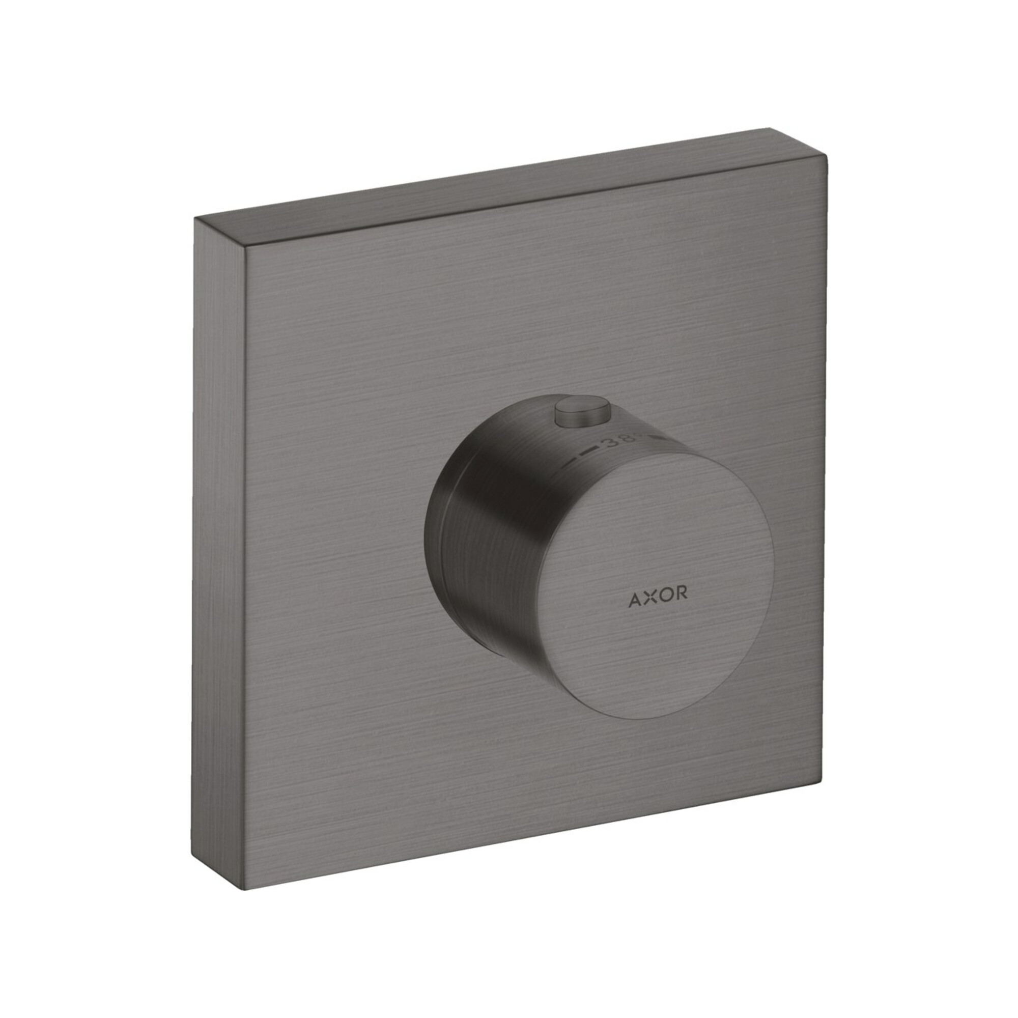hansgrohe Fertigmontageset Axor Starck UP-Thermostat., eck., brush. bla chrome