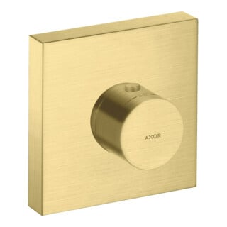 hansgrohe Fertigmontageset Axor Starck UP-Thermostatmodul, eckig, brushed brass