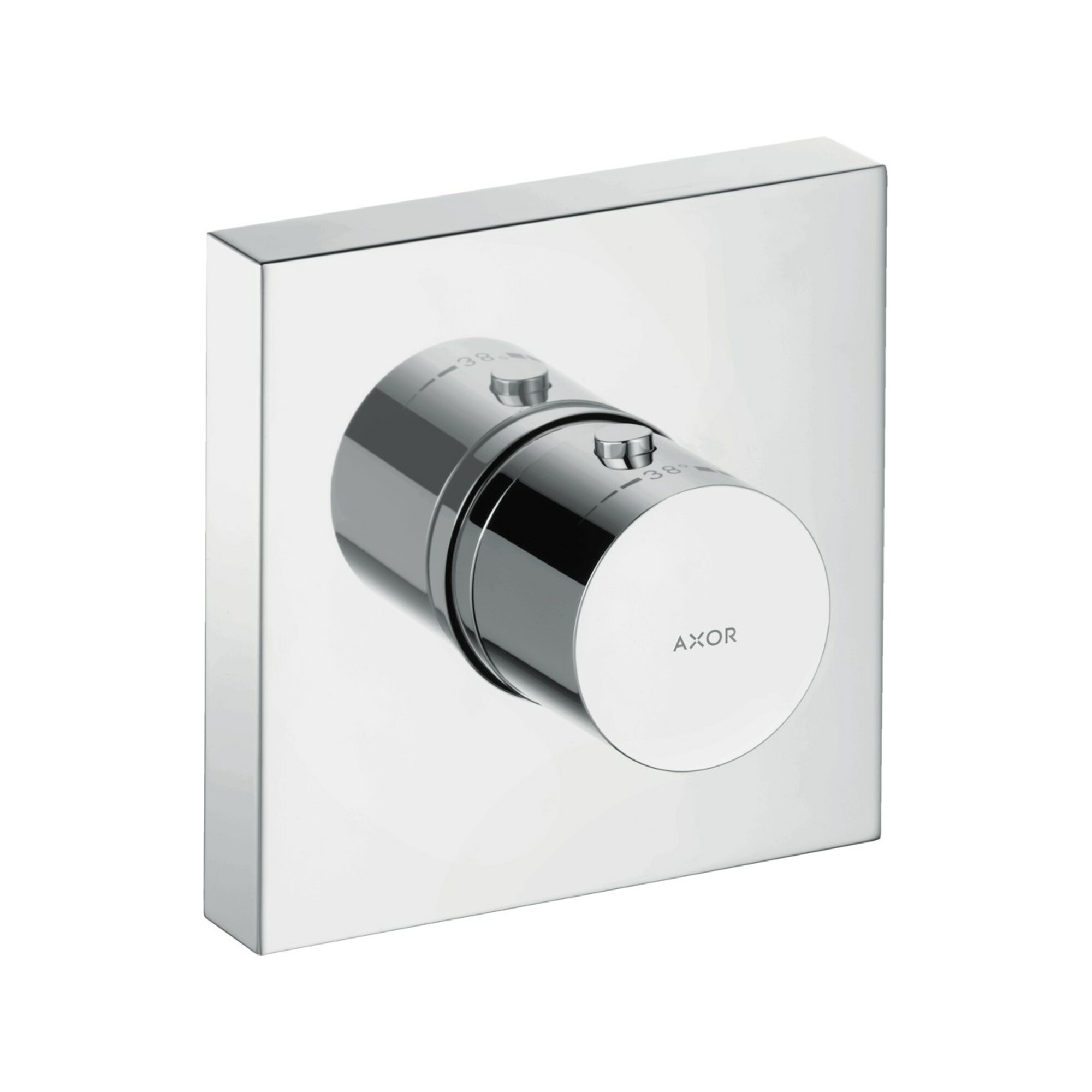 hansgrohe Fertigmontageset Axor Starck UP-Thermostatmodul, eckig, chrom