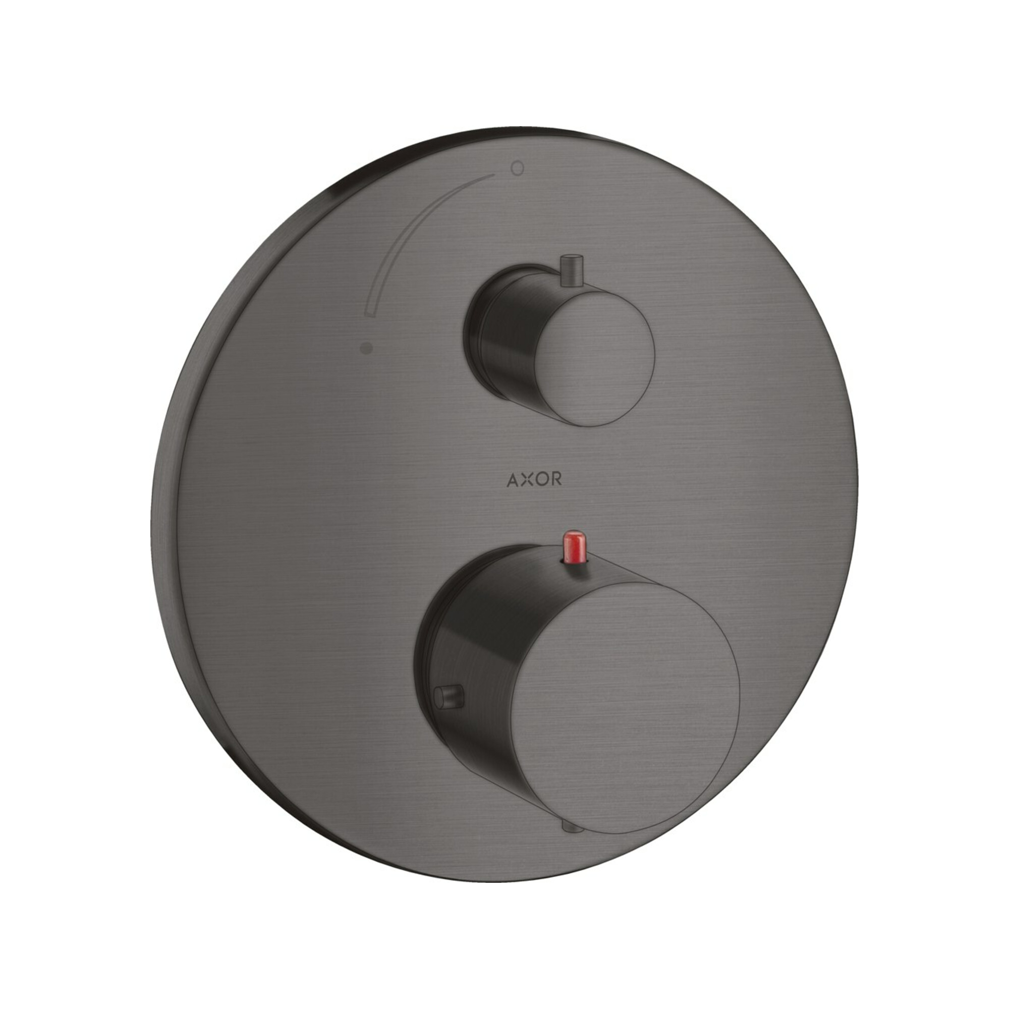 hansgrohe Fertigmontageset Axor Starck UP-THM, m Absperrventil, brush. bla chrome