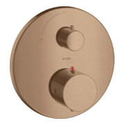 hansgrohe Fertigmontageset Axor Starck UP-THM, m Absperrventil, brushed red gold