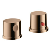 hansgrohe Fertigmontageset Axor Uno 2-L-BW-Rand-Arm., m Thermostat, pol. r gold