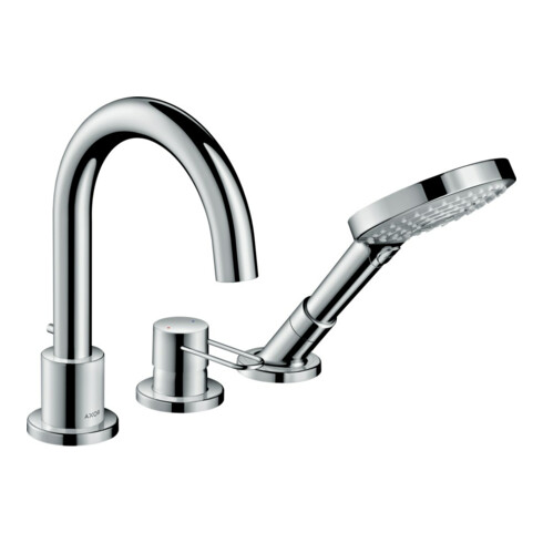 hansgrohe Fertigmontageset Axor Uno 3-L Wannenr-EHM, m Bü-G, brush. gol opt