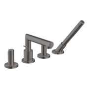 hansgrohe Fertigmontageset Axor Uno 4-L-BW-Rand-Arm, m Zerogr, brush. bla vc