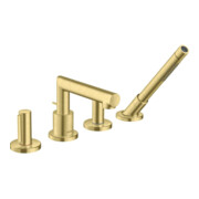 hansgrohe Fertigmontageset Axor Uno 4-L-BW-Rand-Arm., m Zerogr, brush. brass